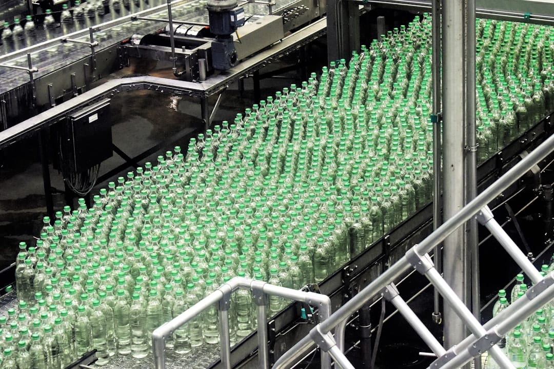 Línea de producción industrial