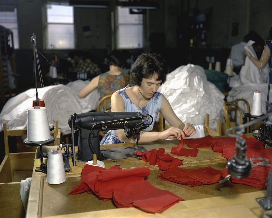 Mesa de corte textil industrial